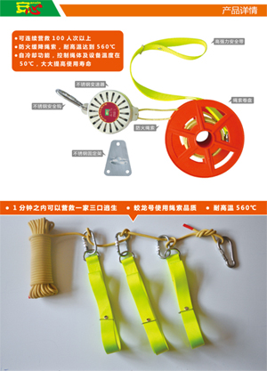 安心品牌逃生繩與緩降器